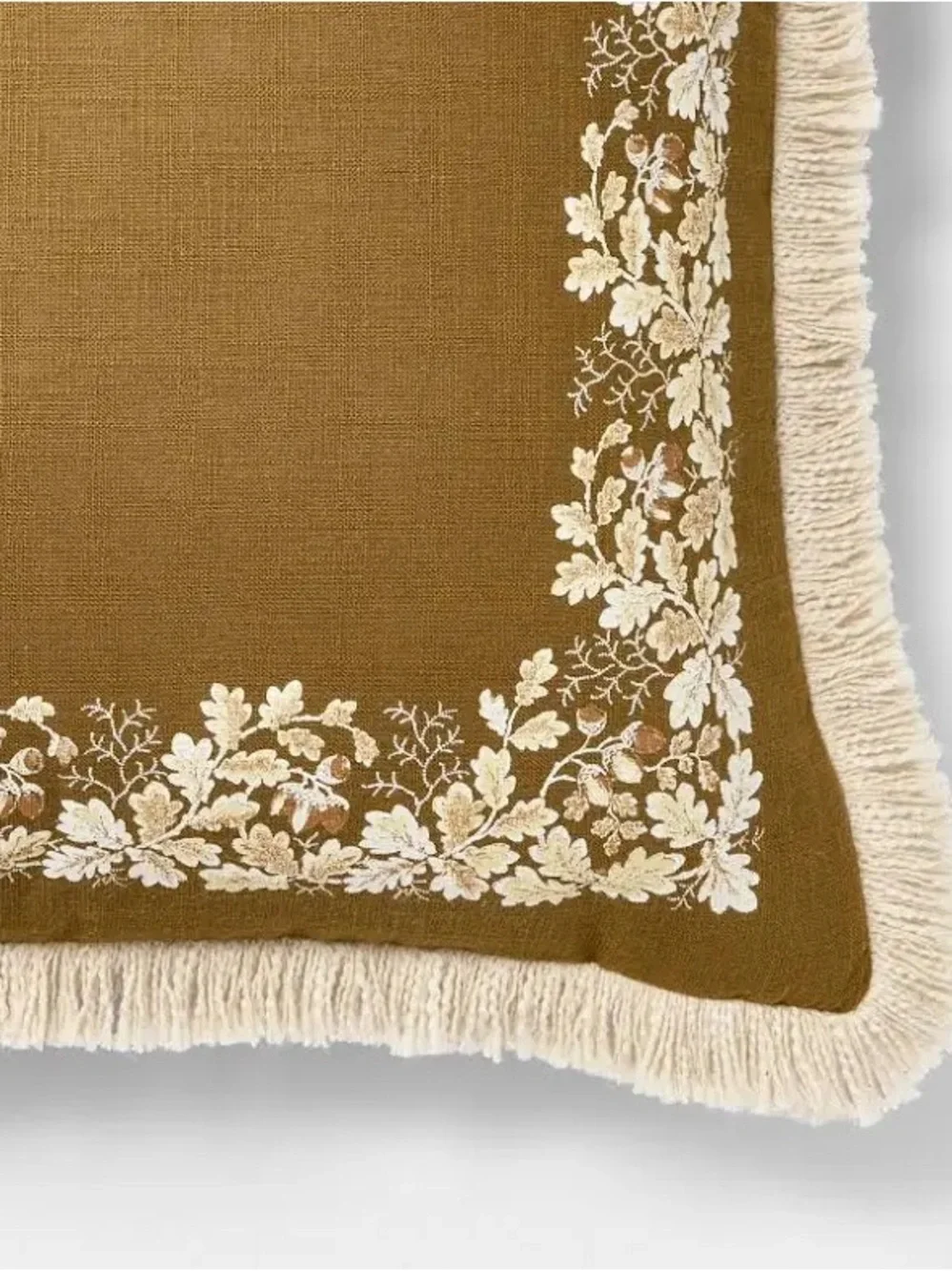 Threshold X Studio McGee Oak Printed Throw Pillow With Fringe - 3 pack